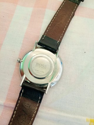Orologio BOSS Uomo Nero Argento