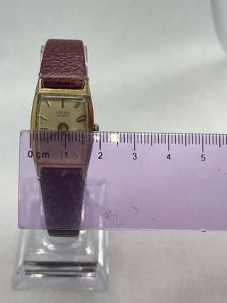 Orologio Citizen Vintage Oro con Cinturino Marrone