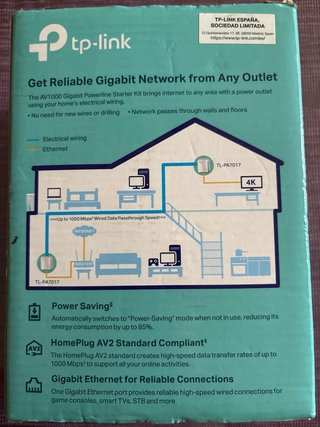 TP-Link AV1000 Gigabit Powerline Kit
