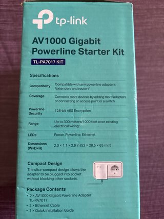 TP-Link AV1000 Gigabit Powerline Kit