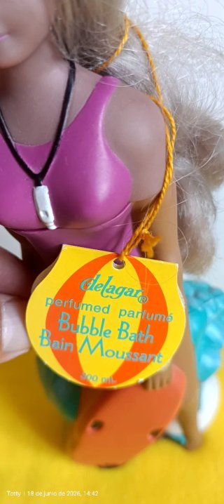 Barbie Wet 'n Wild 1989 - Bote Gel Vintage