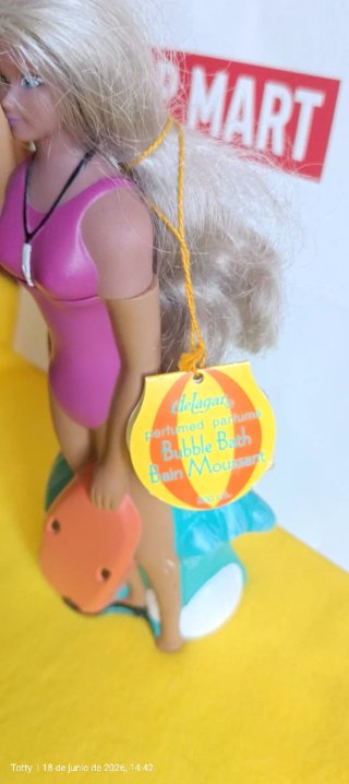 Barbie Wet 'n Wild 1989 - Bote Gel Vintage