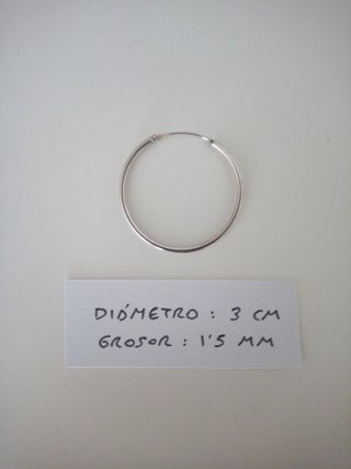 LOTE PENDIENTES DESPAREJADOS - AROS PLATA DE LEY