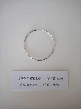 LOTE PENDIENTES DESPAREJADOS - AROS PLATA DE LEY