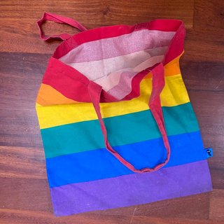 Bolsa de tela Tote Bag LGTB arcoíris
