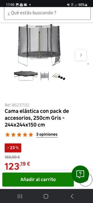 Colchoneta elástica para jardín