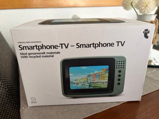 Proyector móvil gris y verde
