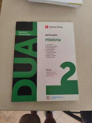 Història, 2 Batxillerat, Dual Quadern d'activitats