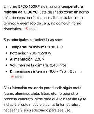 Horno de Forja Eléctrico
