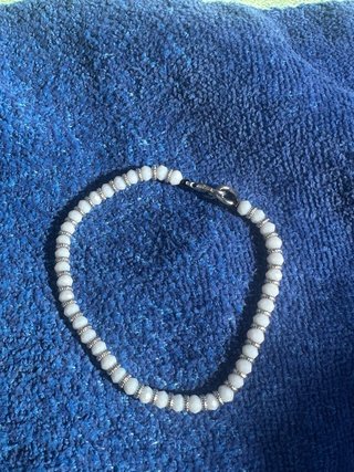 Bracciale cristalli e argento indiano