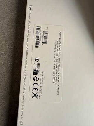 Apple Watch Negro SE3 44 mm M/lgps