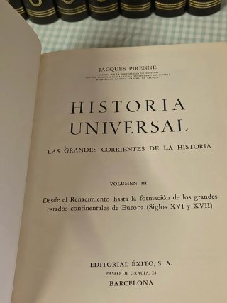 ENCICLOPEDIA HISTORIA UNIVERSAL.10 TOMOS.1973