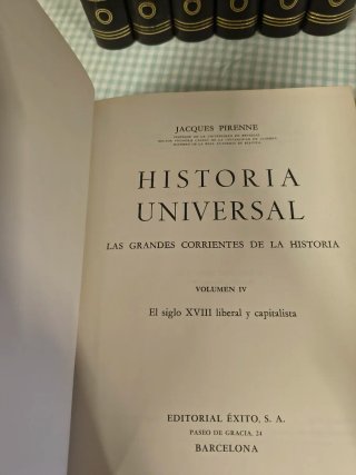 ENCICLOPEDIA HISTORIA UNIVERSAL.10 TOMOS.1973