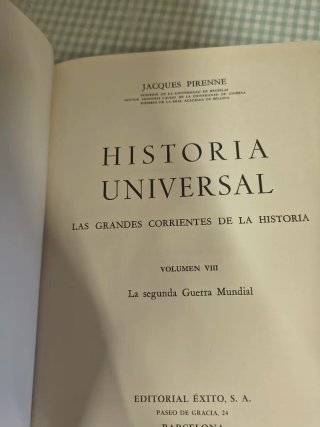 ENCICLOPEDIA HISTORIA UNIVERSAL.10 TOMOS.1973