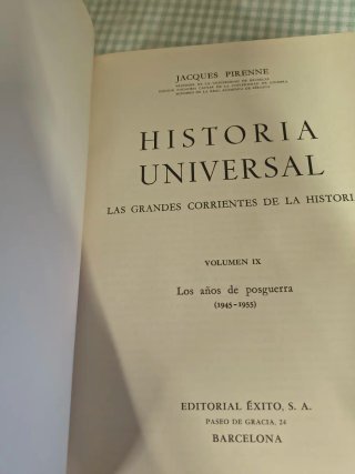 ENCICLOPEDIA HISTORIA UNIVERSAL.10 TOMOS.1973