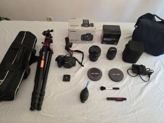 Canon EOS 750D + Sigma 17-50mm f/2.8 + Trípode...