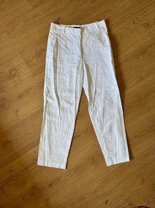 Pantalones Massimo Dutti blancos talla 36