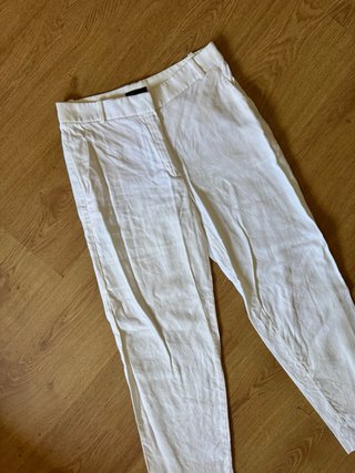 Pantalones Massimo Dutti blancos talla 36