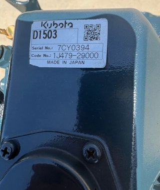 MOTOR KUBOTA D1503 DE INTERCAMBIO