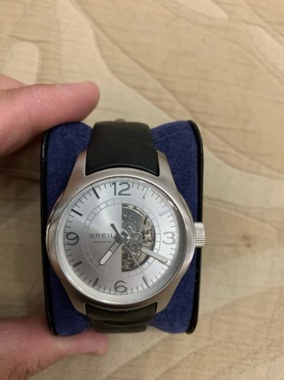 Reloj Breil Automático Plata y Negro