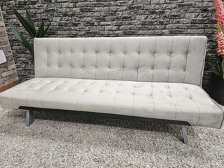 Sofá Cama Gris de 2 Plazas