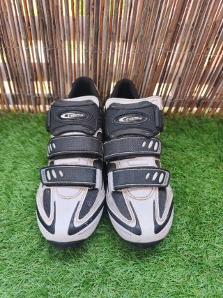 Zapatillas Ciclismo MTB GES Blancas Talla 43