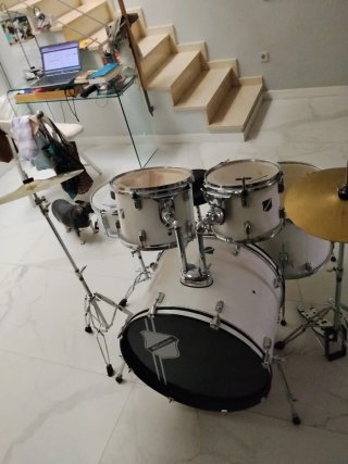 Batería blanca completa