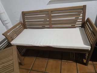 Conjunto Muebles Jardín Madera