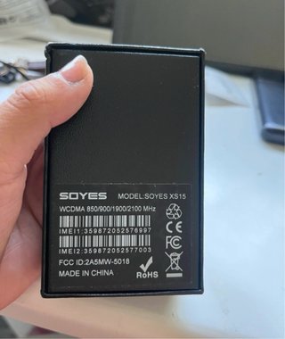 Teléfono Mini Plata