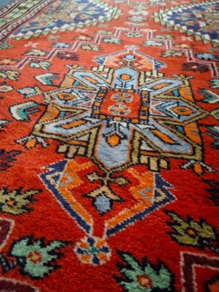 Alfombra Pasillo Estilo Persa Heriz 323x75