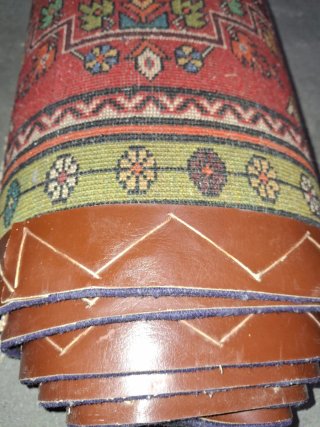 Alfombra Pasillo Estilo Persa Heriz 323x75