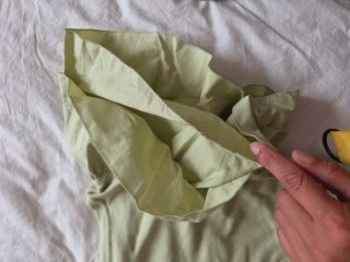 Body Zara verde con volantes