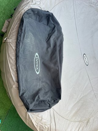 Jacuzzi Intex hinchable marrón y blanco
