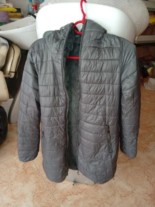 Chaquetón reversible gris