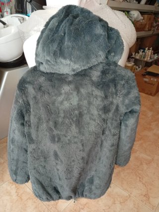 Chaquetón reversible gris