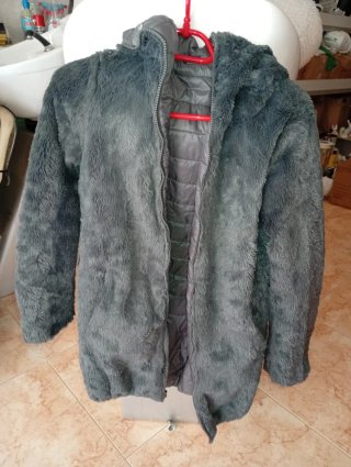 Chaquetón reversible gris