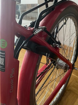 Bici SaxoNETTE Eléctrica Roja