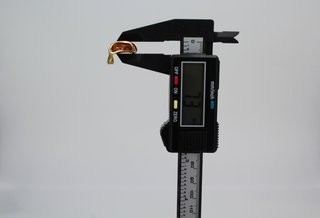 Colgante Oro 18k Piedra Marrón