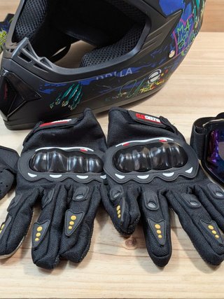 Casco Motocross Bonbela S 55-56cm 4 Accesorios