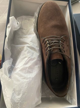 Zapatos ante DUSTIN marrones talla 42