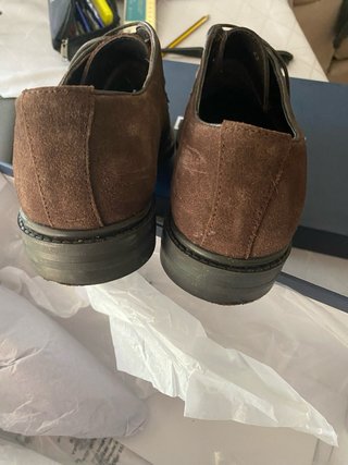 Zapatos ante DUSTIN marrones talla 42
