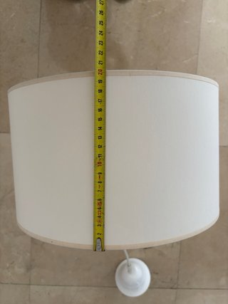 Lámpara de techo pantalla beige