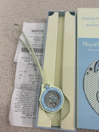 Audemars Piguet x Swatch Royal Pop Blaue Acht