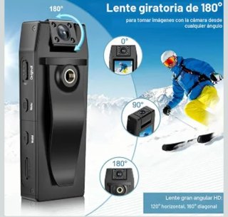 Mini Cámara Full HD 1080P Portátil 1089 +SD128