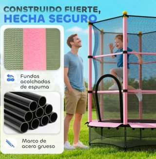 Cama elástica para niños interior y exterior