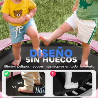 Cama elástica para niños interior y exterior