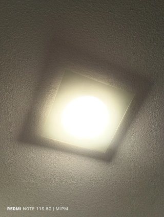 Lámpara de techo cristal blanco opaco