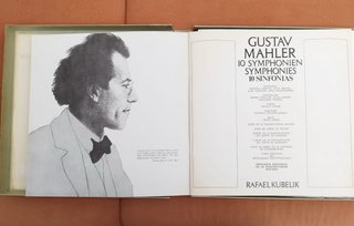 Caja 14 LPs Gustav Mahler - 10 Sinfonías (R.Kubeli