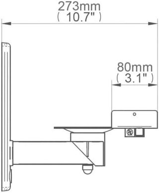 Soportes Altavoces (Pareja) B-Tech BT77 (Blanco)