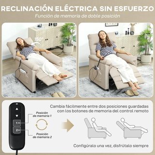 Sillón Relax Eléctrico Masaje Calor Memoria